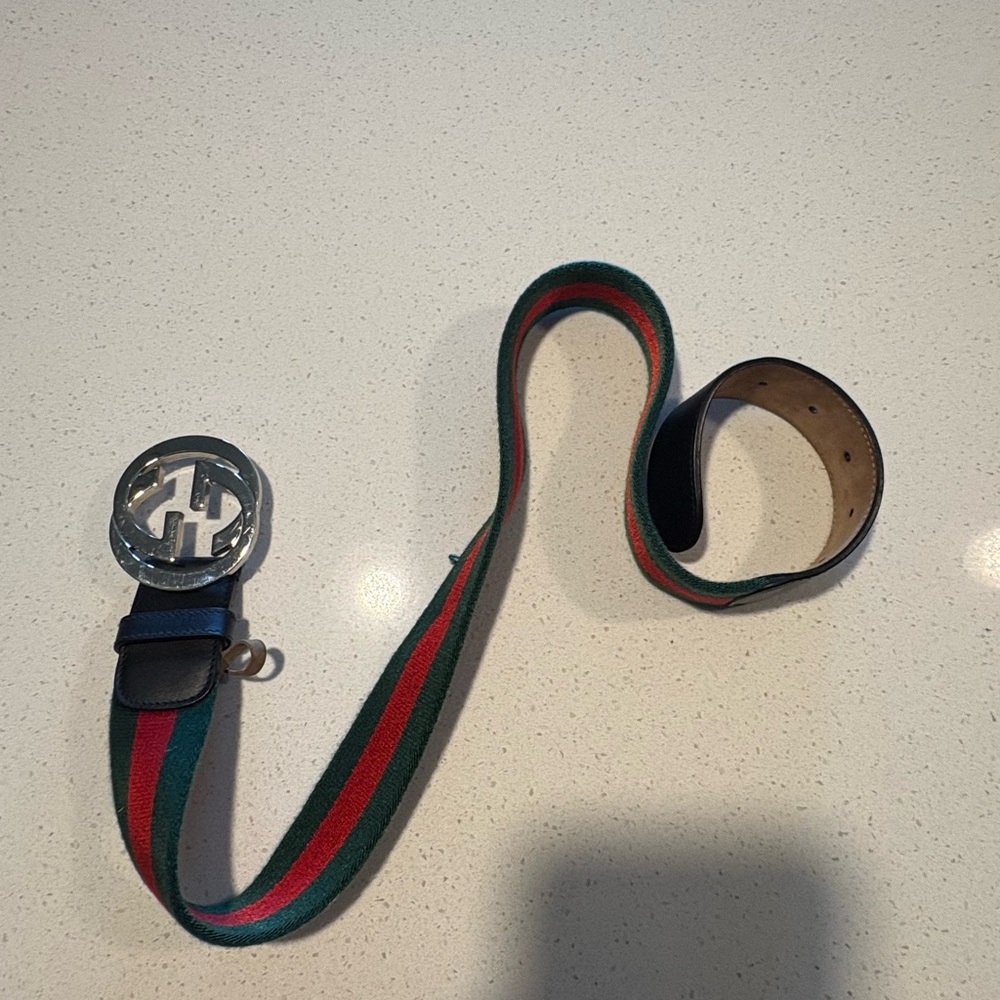 Gucci women’s  Green and Red Belt